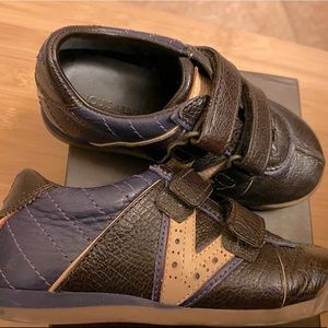 LOUIS VUITTON Zephyr Brown/Purple Leather Sneakers